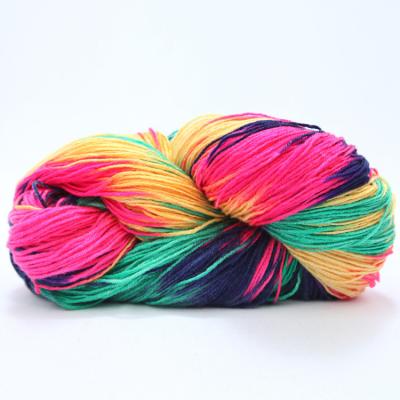 China 250g Anti-pilling 4 Ply Wholesale Cheap Acrylic Yarn Segment Acrylic Dye Crochet Yarn DIY 250g Hand Knitting Yarn for sale