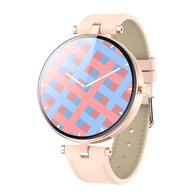 China Auto Focus F18 AMOLED1.3 Inch 360*360 HD Resolution BT Call Smart Watch Business Ladies Smart Bracelet for sale