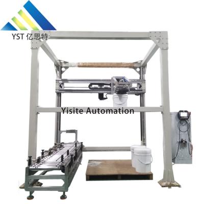 China YST-113 full automatic food feeding rubber bucket handing palletizing robot for sale for sale