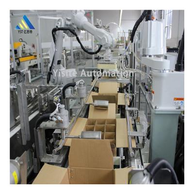 China Hotels Robot Manipulator Robot Case Packer Carton Automatic Transfer Box Filling Packing Manipulator for sale