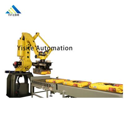 China Hotels Yisite Automatic Robot Arm Loading and Unloading Manipulator for Rice Sack Cement Bag for sale