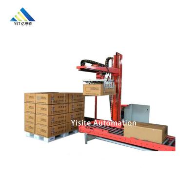 China High Precision Food Carton Palletizing Machine, Package Case Palletizer Machine, Single Column Palletizer Machine for sale