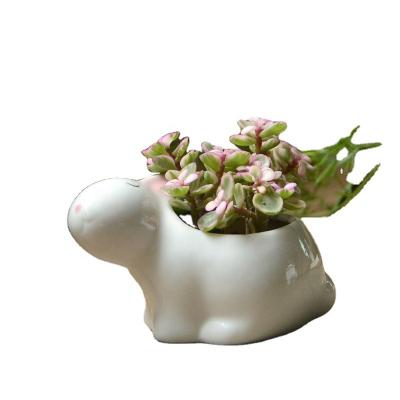 China Europe Tc003 Mini Ceramic Gift Rabbit Decoration,Cute Ceramic Rabbit Figurines Flower Pot Souvenir for sale