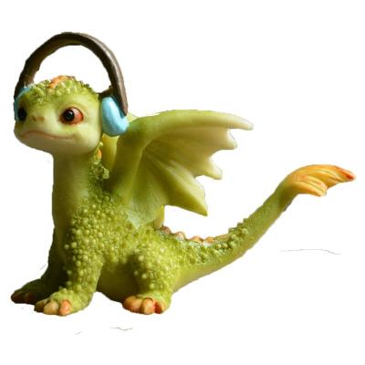 China Europe Z13755A Resin Dragon Figurine Statue Decoration For Student Gift Items for sale