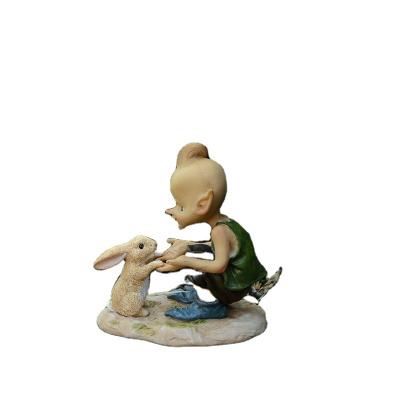 China Wholesale Lovely Pixie Garden Garden Decoration Resin Sculpture from Europe Z15795A-Z15792A Pixie FigurineHandmade. for sale