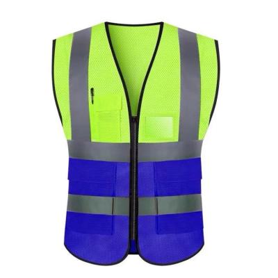 China Hot Sale Wholesale Water Proof Construction Selling Reflective Vest Led Safety Working Recycling Reflective Vest for sale