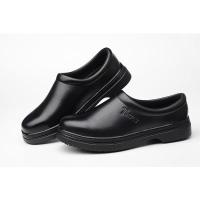 China High quality anti-slip kitchen chef black safety shoes for men for sale