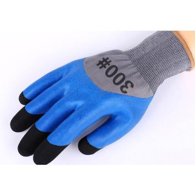 China Comfortable high quality latex coated work gloves manufactures knitted safety gloves for sale