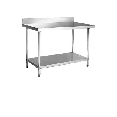 China Commercial Kitchen Furniture Stainless Steel Kitchen Furniture Prep Working Table With Coating for sale