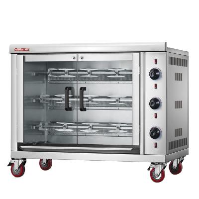 China Commercial Grill Rotisserie Restaurant Stainless Steel Chicken Electric Rotisserie Oven For Sale for sale