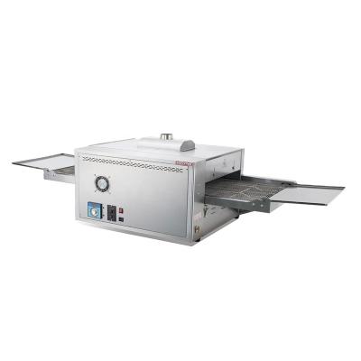 China Pizza Bakery Machine 18 Inch Stainless Steel Belt Pizza Oven Commercial Gas Conveyor Pizza Rolling Oven for sale