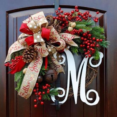 China Durable Artificial Silk Christmas Garland for Front Door Decoration for sale