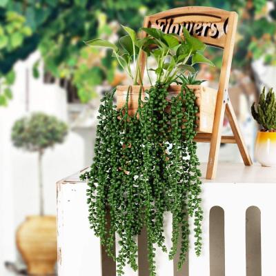 China Fashional Artificial Plant Succulent Plants Hanging String Beads Lover's Tears Plants for sale