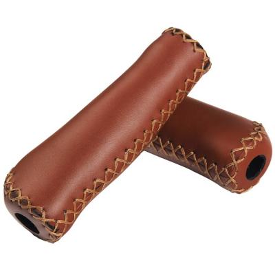 China Factory Wholesale BMX Bike Cheap MTB Bike Comfort Leather Ultralight Cycling Handlebar Grips for sale