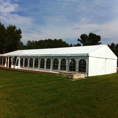 China Large Ridge Tent Aluminum Clear Span Show Carpa Tent For Sale for sale