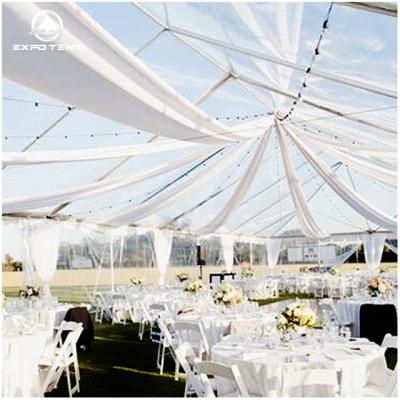 China Weddings Waterproof Outdoor Big Large Clear Event Roof Transparent Wedding Tent Clear Tent for sale