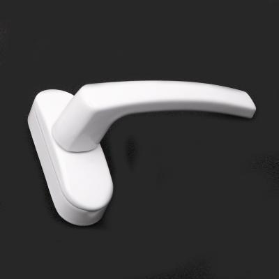 China Modern Simple White Alloy Window Handle Door Lock For Sliding Door Opening Window for sale