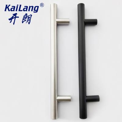 China Black Gold Stainless Steel Door Drawer Sideboard Handles Easy Installation for sale