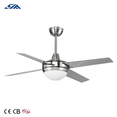 中国 metal blade with remote control 20W cct change color LED industrial ceiling fan light 販売のため