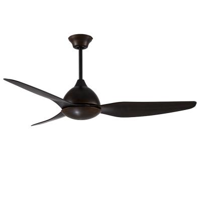 China 50 inch ABS blades brown color remote control IP44 AC DC international waterproof anticorrosive outdoor ceiling fan for sale