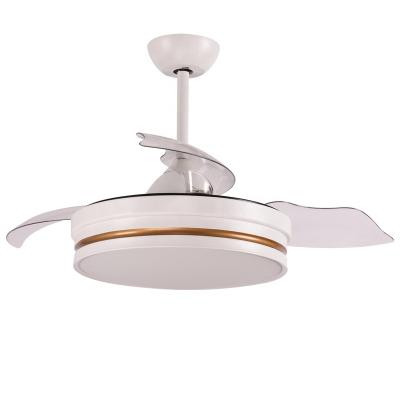 중국 home decoration 42 inch ABS ceiling fan with lights invisible blade ceiling fan retractable with light ceiling fans 판매용