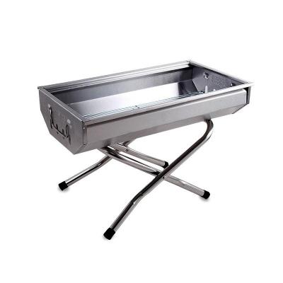 China Easily Assembled Outdoor OEM Stainless Steel 410 Mni Charcoal BBQ BBQ Grill For Party Garden for sale