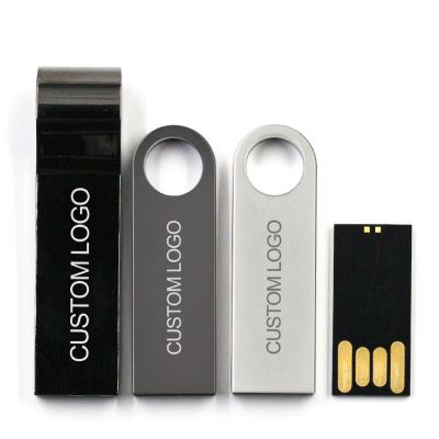 China Stainless Steel Metal Material Customs Logo Usb Stick 1GB 2GB Pen Drive 16GB Gigabyte Thumbdrive Flash Memory 64 USB Flash Memory 4GB 8GB Pendrive 32gb for sale