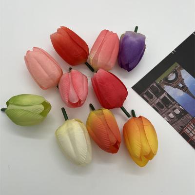 China North European Tulip Flower Head of Tulip Wedding Home Decoration Artificial of European wholesale new artificial model for sale