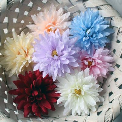 China Wholesale Artificial Rustic Wedding Home Decor Rustic Home Decoration Epiphyllum Crab Claw Chrysanthemum Flower Head for sale