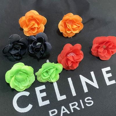 China Wholesale Artificial Peony Flower Head Small Elegant Artificial Silk Flower Rose Head Wedding Home Decoration small for sale