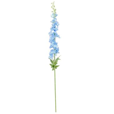 China Wholesale Simple Home Decoration Simulated Delphinium Ajacis Artificial Home Party Wedding Decoration Delphinium Larkspur Wedding for sale