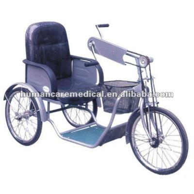 China Other tricycle wheelchair with luxurious oxford seat and back for sale