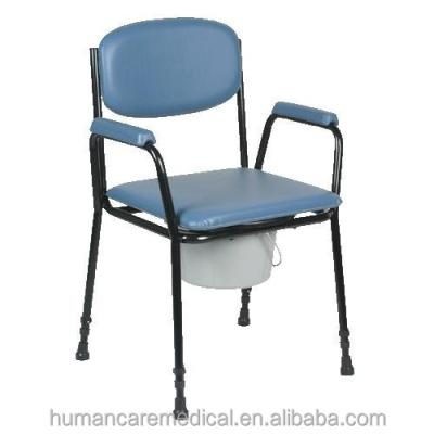 China Home Care Fixed Type Comode Chair With Western Toilet Seat for sale