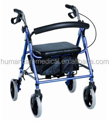 China 2015 new design home care folding medical rollator walker for disabled for sale