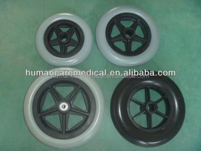 China 8 inch wheelchair wheel with different material finished HC0424 8 inch wheelchair whee for sale