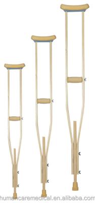 China Home care medical wooden crutch with parts for crutches for sale