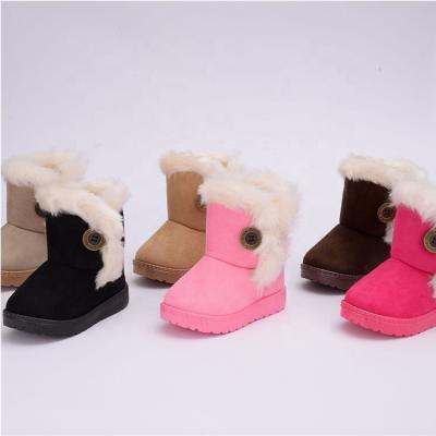 China High Quality Breathable Warm Casual Kids Shoes Kids Winter Snow Fur Outdoor Boots for sale