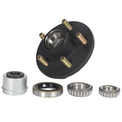 China Airui Custom 2500lb Car Trailer Hub Assembly 5 Bolts for sale