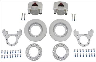 China 9000-10000lbs 11'' Hub Tractor Trailer Disc Brakes 8*6.5'' PCD 5/8'' Stud for sale