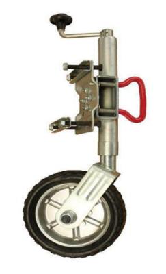 China Customized 1500lbs Heavy Duty Trailer Jockey Wheel With Rubber Wheel for sale