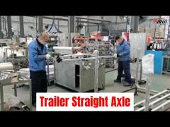 2500 - 3500Kg Iron Trailer Straight Axle Square Tube 6 Bolts With Idler Hub