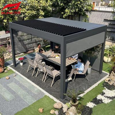 China Pergola retráctil de aluminio producto que cambia el juego para el diseño de jardines artículo del producto Pergola de aluminio en venta