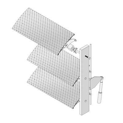 China Los sistemas constructivos de las lumbreras de Sun de la cubierta de la fachada, las lumbreras de aluminio de Sun motorizaron en venta