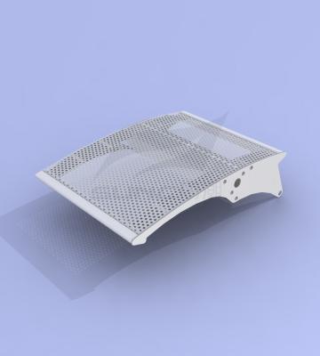 China Aluminum Alloy Skylight Louver System Thickness 1.0~3.0mm Air Ventilation for sale