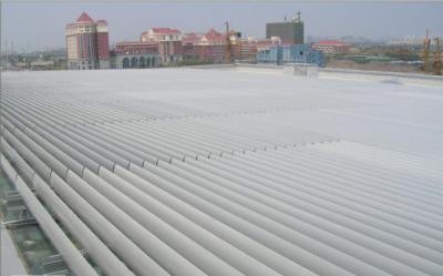 China PVDF Coating Louvre Roof Systems Adjustable External Facade Manual Control for sale