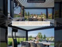 Aluminium Pergola and Wall-mounted Aluminum Round Rod The Perfect Combination for Your Outdoor Living