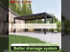 Revamp Your Office Space with Motorized Aluminum Pergola and Smart Home Integration