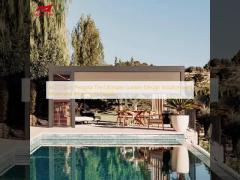 Aluminium Pergola The Ultimate Garden Design Solution with Motorized Aluminum Pergola