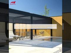 Customizable Blackout Retractable Window Treatments with Side Track made from Aluminium Alloy Material