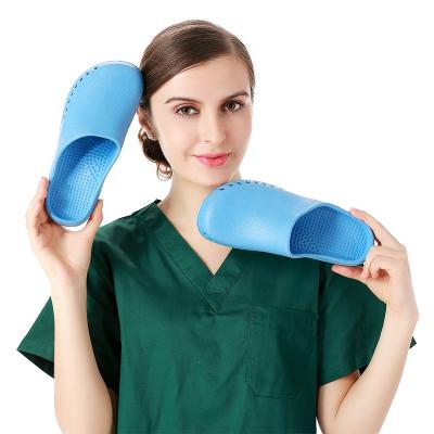 China Fashionable Hot Selling Hospital Cleaning Room Medical Work Shoes Safety Shoes Soft EVA Slippers for sale